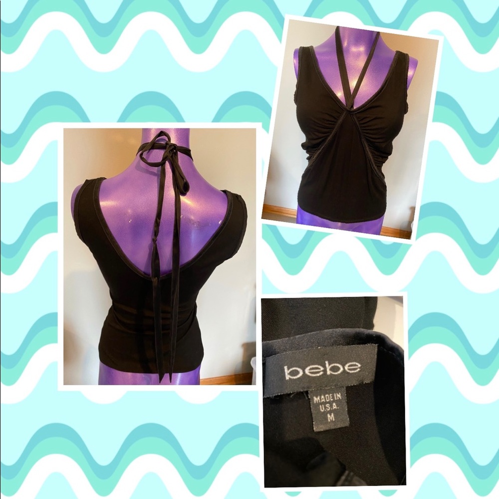 Black Bebe Top